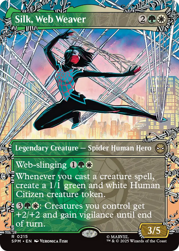 Silk, Web Weaver (Borderless) [Marvel's Spider-Man] | Cracking-Singles