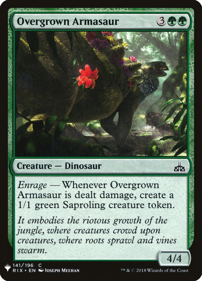 Overgrown Armasaur [Mystery Booster] | Cracking-Singles