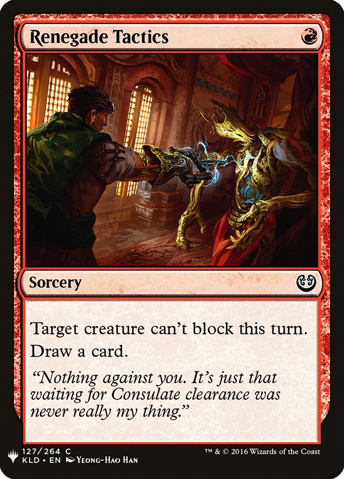 Renegade Tactics [Mystery Booster] | Cracking-Singles