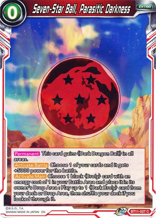 Seven-Star Ball, Parasitic Darkness (BT11-027) [Vermilion Bloodline] | Cracking-Singles