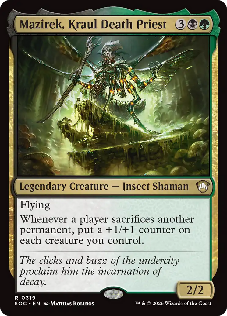 Mazirek, Kraul Death Priest [Secrets of Strixhaven Commander] | Cracking-Singles