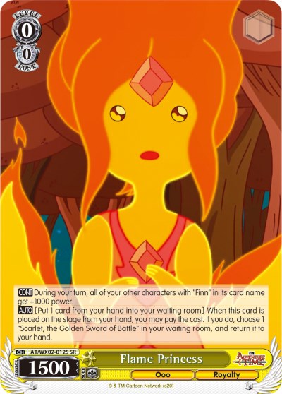Flame Princess (AT/WX02-012S SR) [Adventure Time] | Cracking-Singles