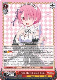Pink-Haired Maid, Ram (RZ/S46-E030 RR) [Re:ZERO] | Cracking-Singles