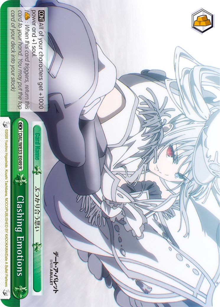 Clashing Emotions (DAL/WE33-E049 R) (Parallel Foil) [Date A Bullet] | Cracking-Singles