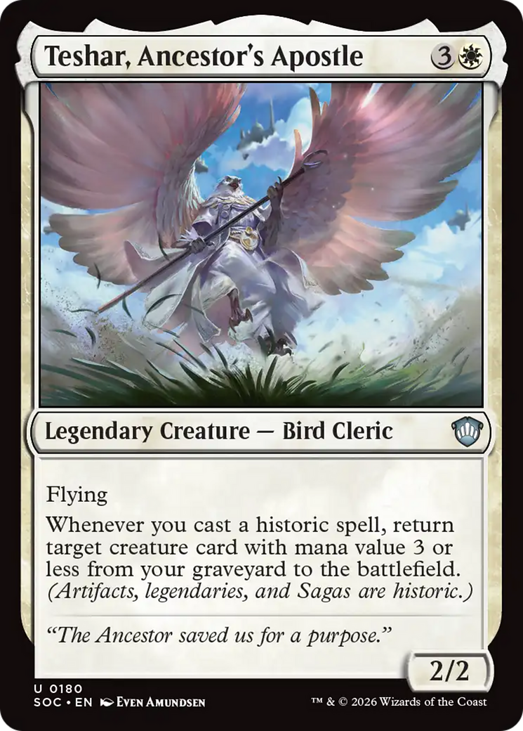 Teshar, Ancestor's Apostle [Secrets of Strixhaven Commander] | Cracking-Singles