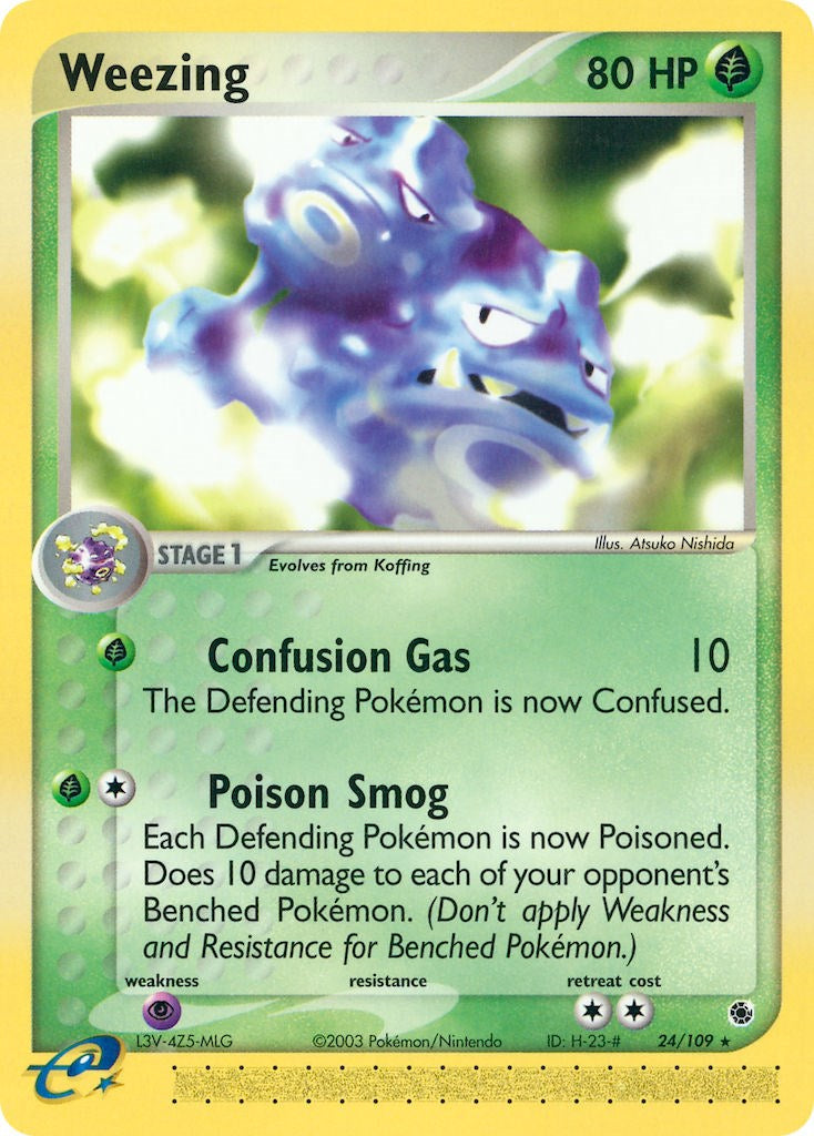 Weezing (24/109) [EX: Ruby & Sapphire] | Cracking-Singles