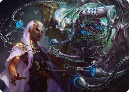 Mirage Mockery Art Card [Phyrexia: All Will Be One Art Series] | Cracking-Singles