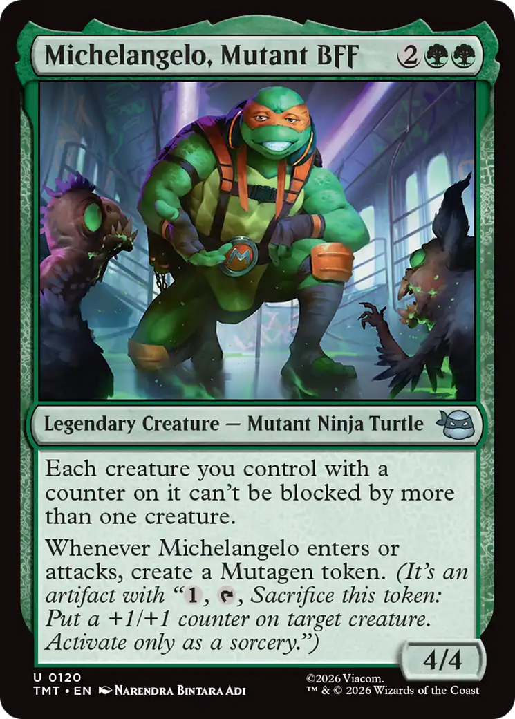 Michelangelo, Mutant BFF [Teenage Mutant Ninja Turtles] | Cracking-Singles