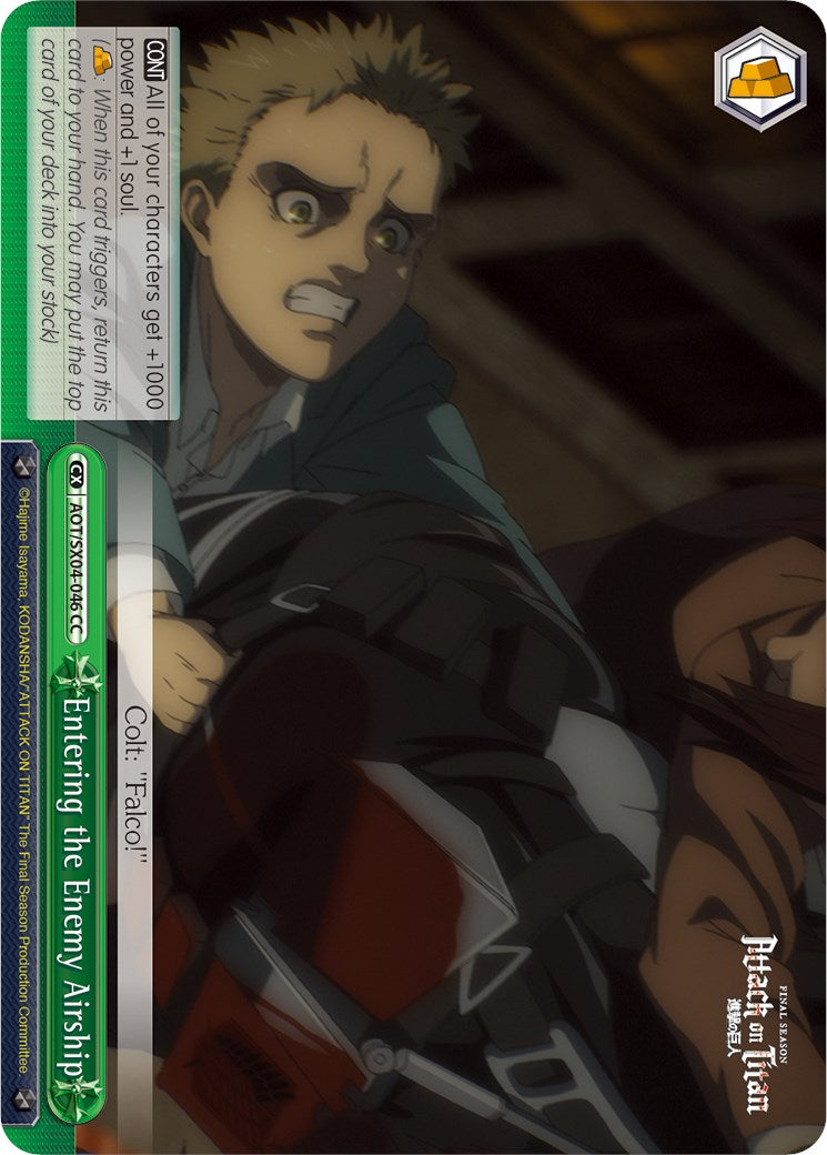 Entering the Enemy Airship [Attack On Titan: Final Season] | Cracking-Singles