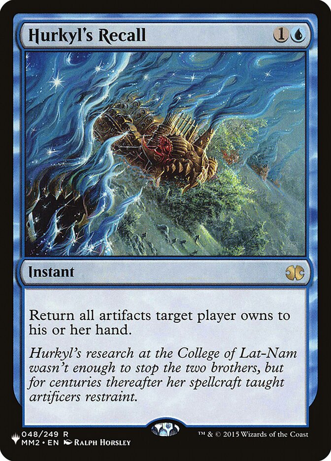 Hurkyl's Recall [The List] | Cracking-Singles