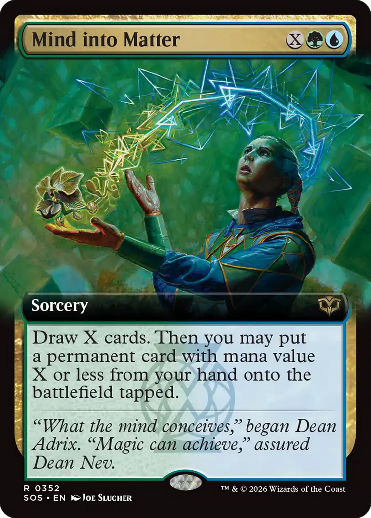 Mind into Matter (Extended Art) [Secrets of Strixhaven] | Cracking-Singles