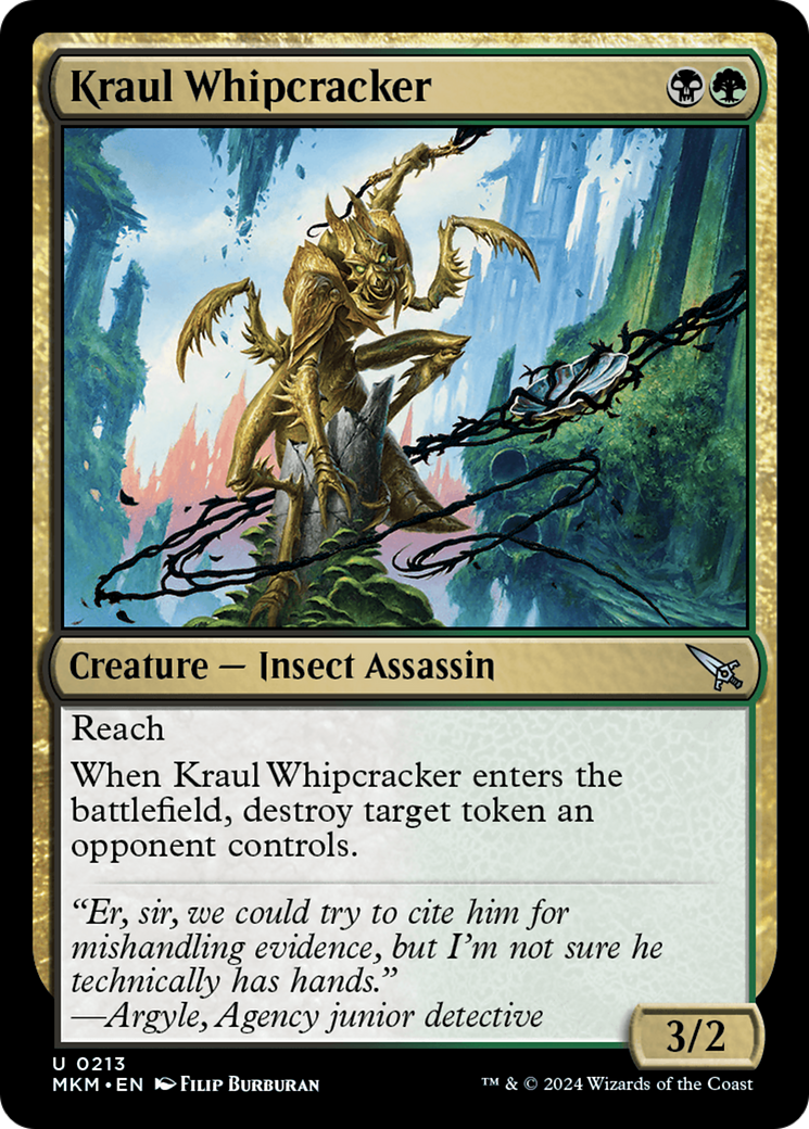 Kraul Whipcracker (Black) [Murders at Karlov Manor] | Cracking-Singles