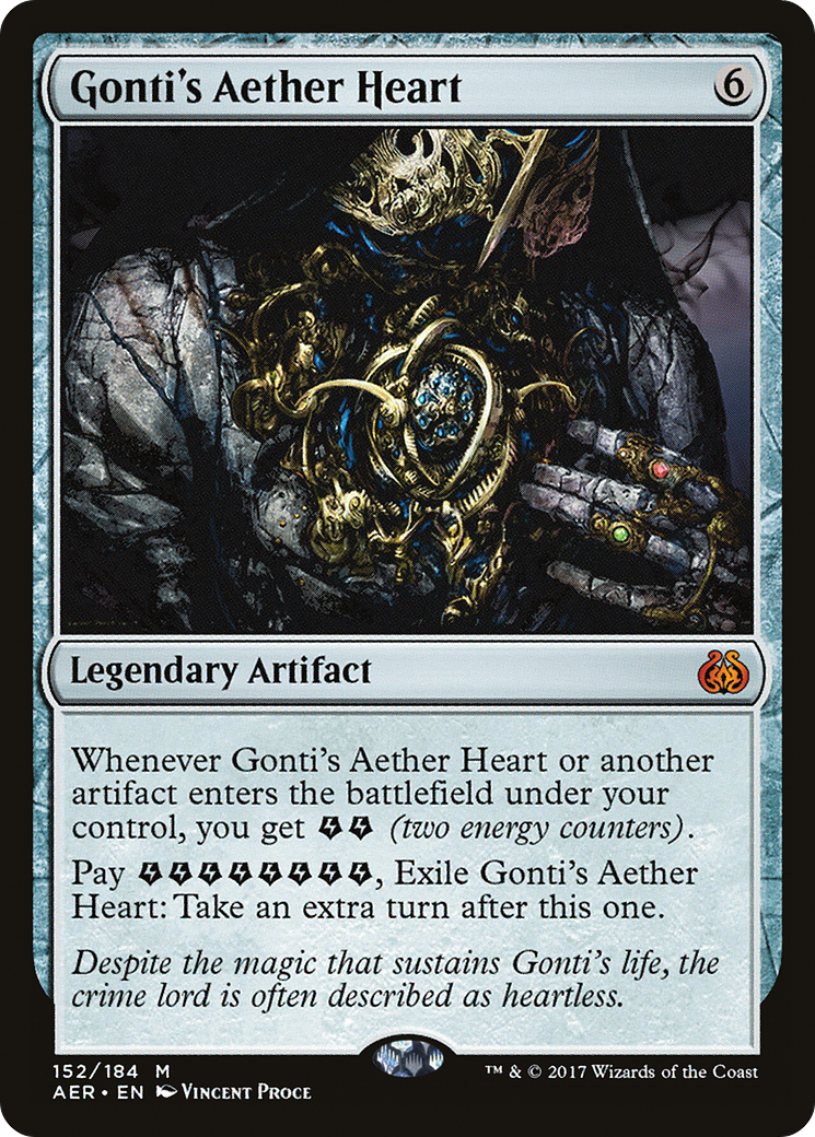 Gonti's Aether Heart (Ripple Foil) [Modern Horizons 3 Commander] | Cracking-Singles