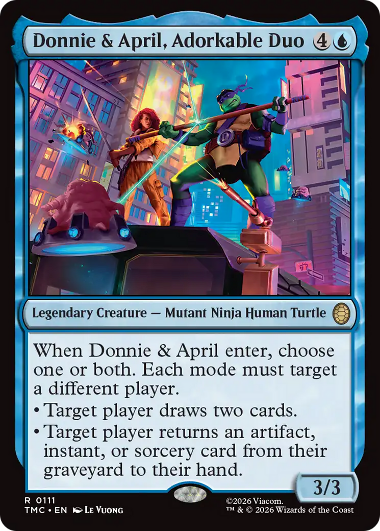 Donnie & April, Adorkable Duo [Teenage Mutant Ninja Turtles Commander] | Cracking-Singles