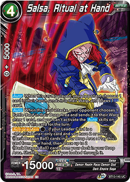 Salsa, Ritual at Hand (Uncommon) (BT13-145) [Supreme Rivalry] | Cracking-Singles
