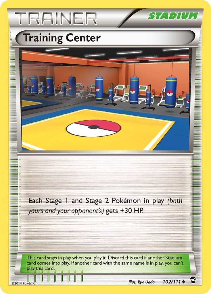 Training Center (102/111) [XY: Furious Fists] | Cracking-Singles