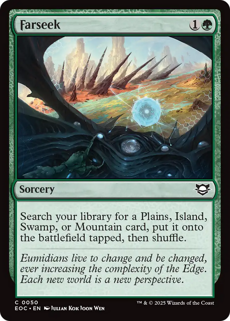 Farseek [Edge of Eternities Commander] | Cracking-Singles