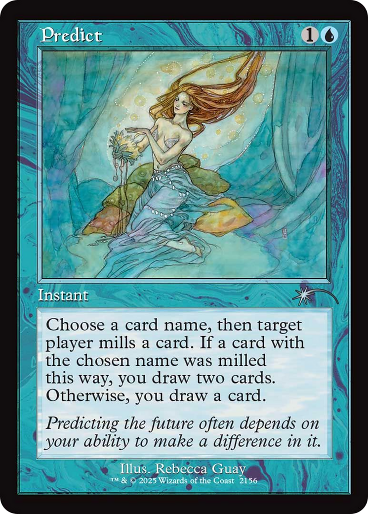 Predict (Retro Frame) [Secret Lair Drop Series] | Cracking-Singles