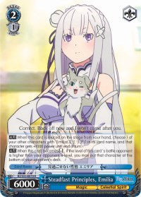 Steadfast Principles, Emilia (RZ/S55-E070 R) [Re:ZERO Vol.2] | Cracking-Singles