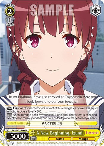 A New Beginning, Izumi [Saekano How to Raise a Boring Girlfriend. flat] | Cracking-Singles