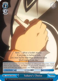Subaru's Choice (RZ/S46-TE39b TD) [Re:ZERO] | Cracking-Singles