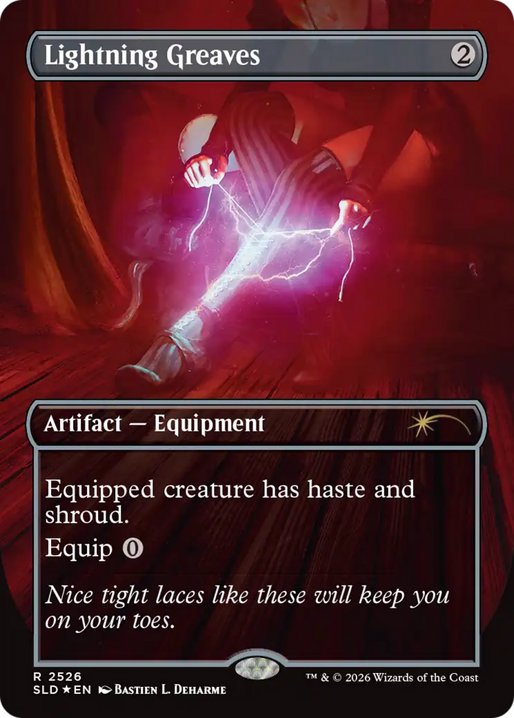 Lightning Greaves (2526) [Secret Lair Drop Series] | Cracking-Singles