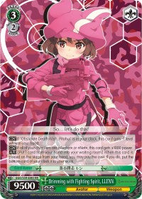Brimming with Fighting Spirit, LLENN (GGO/S59-E003 RR) [Gun Gale Online] | Cracking-Singles