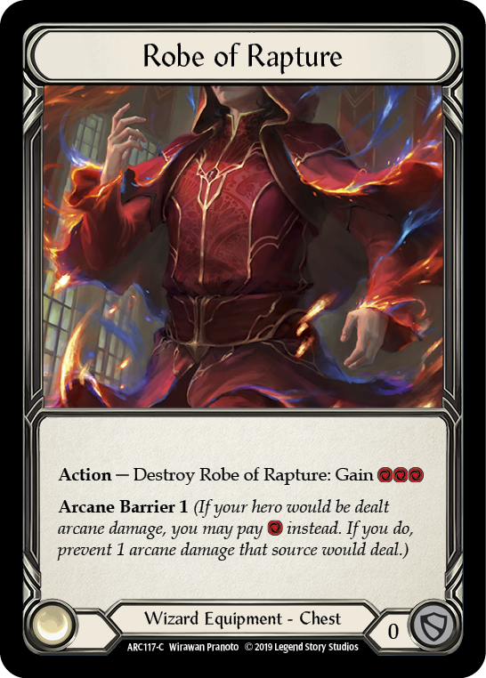 Robe of Rapture [ARC117-C] (Arcane Rising)  1st Edition Cold Foil | Cracking-Singles