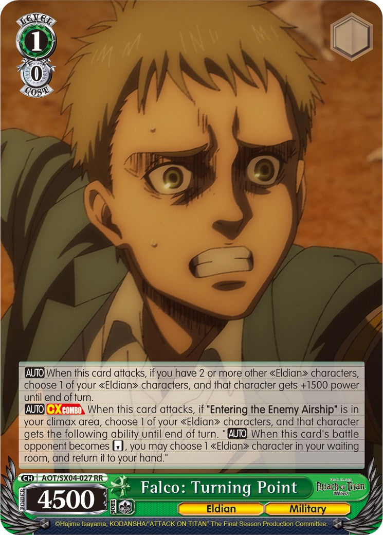Falco: Turning Point [Attack On Titan: Final Season] | Cracking-Singles