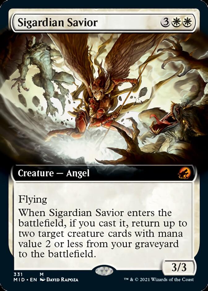 Sigardian Savior (Extended Art) [Innistrad: Midnight Hunt] | Cracking-Singles