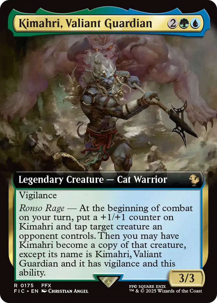 Kimahri, Valiant Guardian (Extended Art) [FINAL FANTASY Commander] | Cracking-Singles
