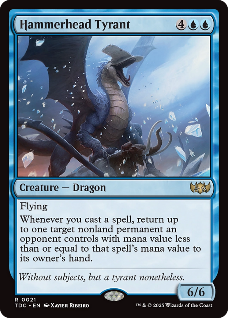 Hammerhead Tyrant [Tarkir: Dragonstorm Commander] | Cracking-Singles