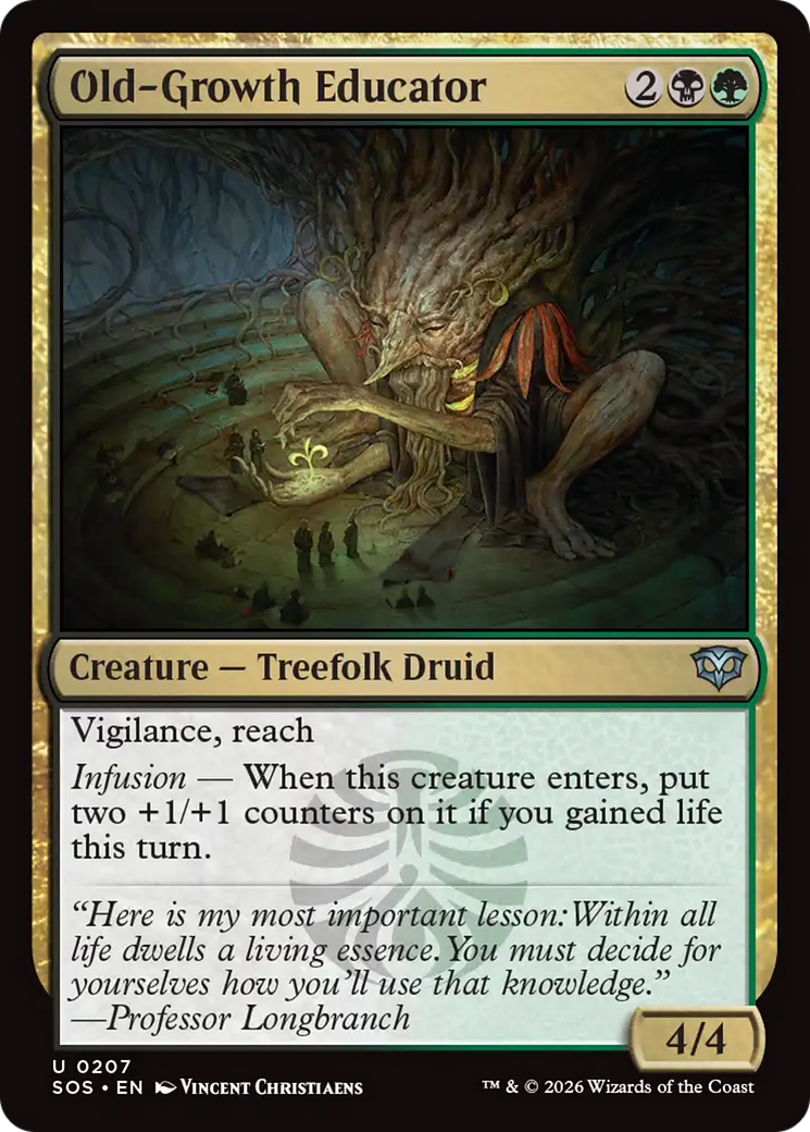 Old-Growth Educator [Secrets of Strixhaven] | Cracking-Singles