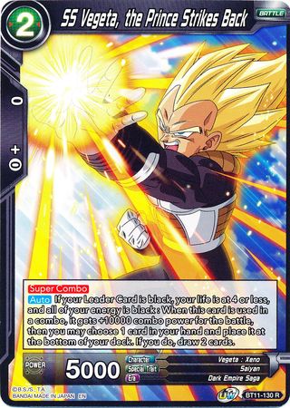 SS Vegeta, the Prince Strikes Back (BT11-130) [Vermilion Bloodline] | Cracking-Singles