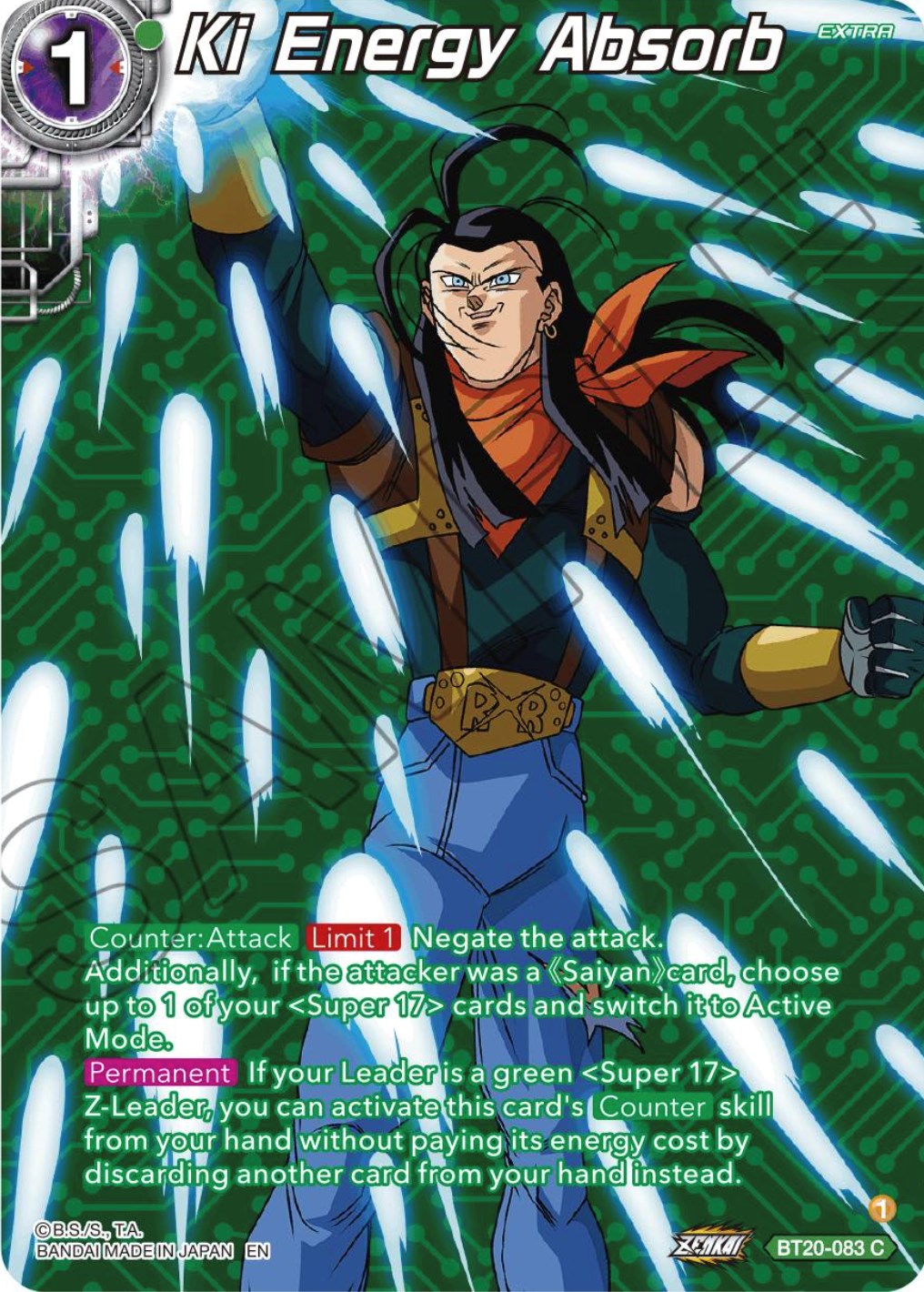 Ki Energy Absorb (Silver Foil) (BT20-083) [Power Absorbed] | Cracking-Singles