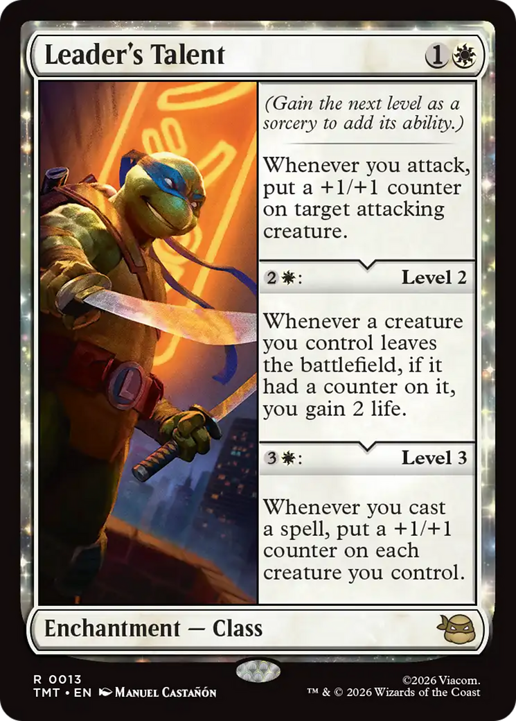 Leader's Talent [Teenage Mutant Ninja Turtles] | Cracking-Singles