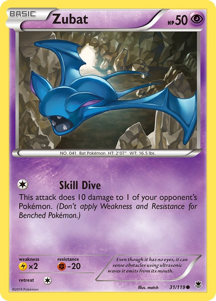 Zubat (31/119) [XY: Phantom Forces] | Cracking-Singles