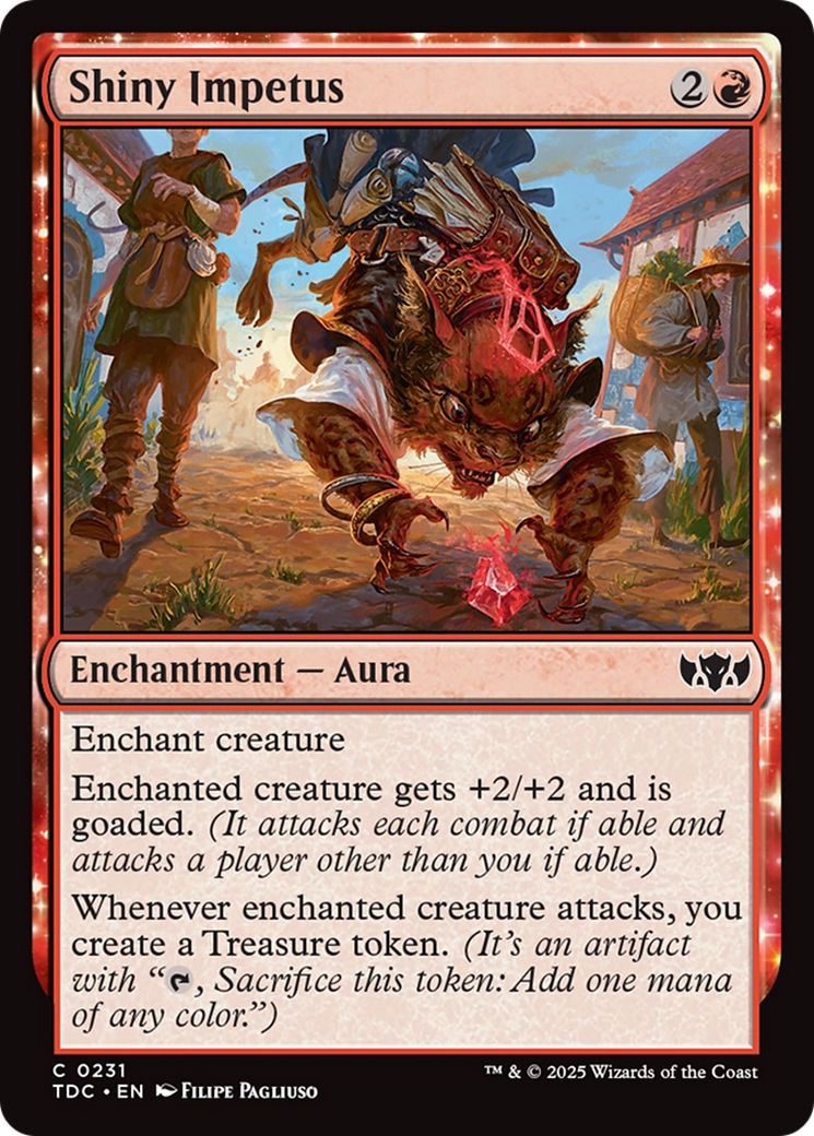 Shiny Impetus [Tarkir: Dragonstorm Commander] | Cracking-Singles