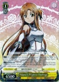 Asuna's Positive Feelings (SAO/S26-E001 RR) [Sword Art Online Vol.2] | Cracking-Singles