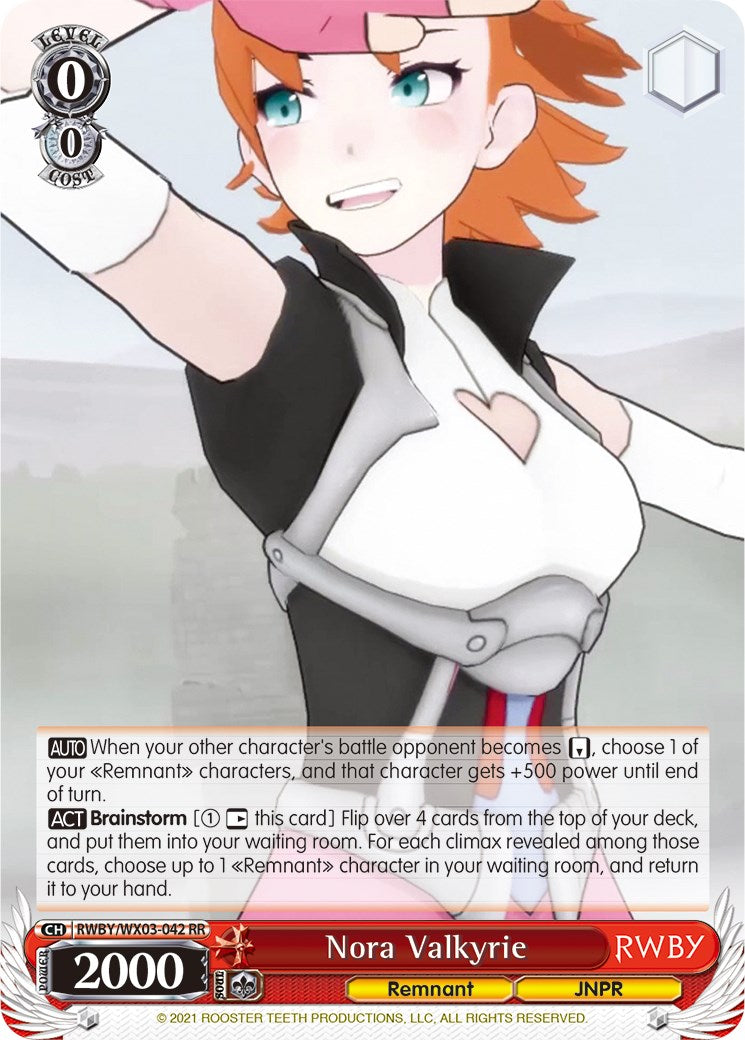 Nora Valkyrie (RWBY/WX03-042 RR) [RWBY] | Cracking-Singles
