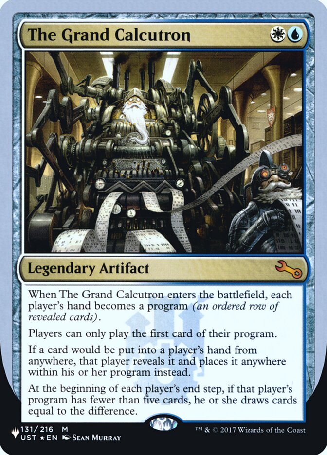 The Grand Calcutron (Unfinity Foil Edition) [The List] | Cracking-Singles