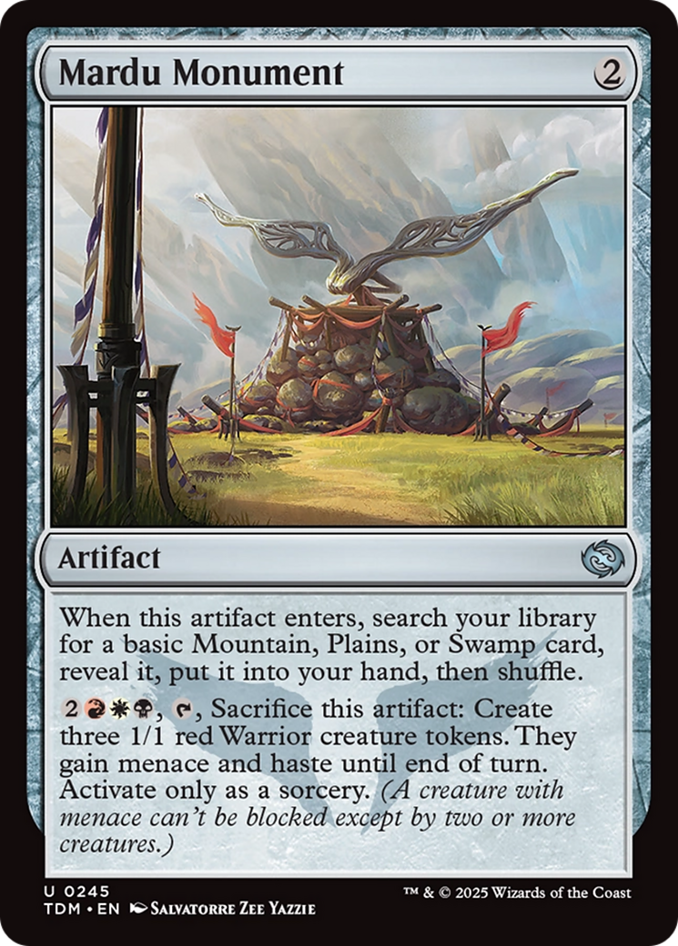 Mardu Monument [Tarkir: Dragonstorm] | Cracking-Singles