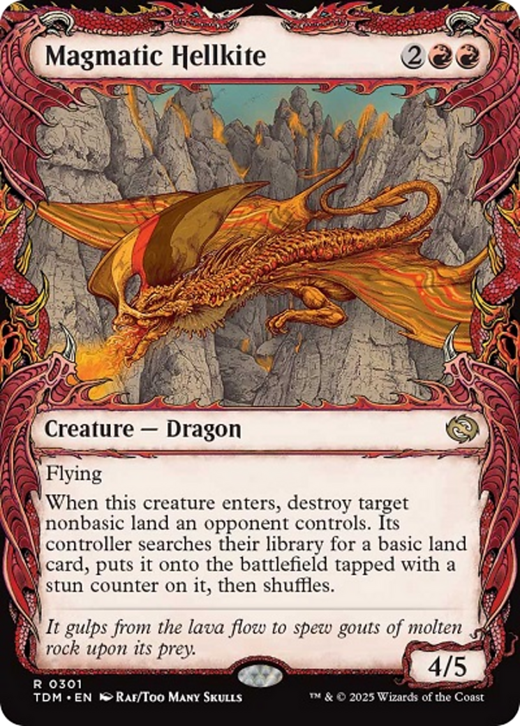 Magmatic Hellkite (Showcase) [Tarkir: Dragonstorm] | Cracking-Singles