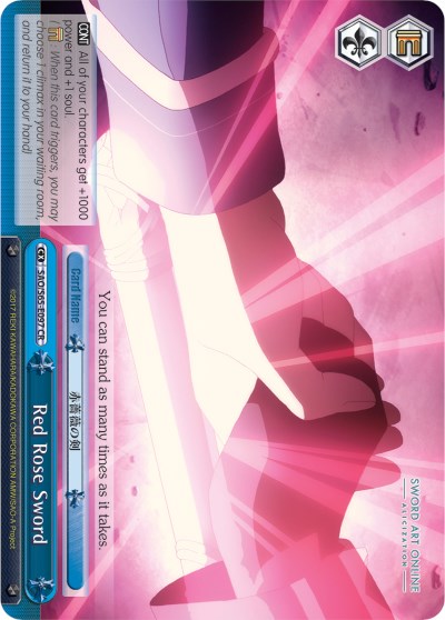 Red Rose Sword (SAO/S65-E097 CR) [Sword Art Online -Alicization-] | Cracking-Singles