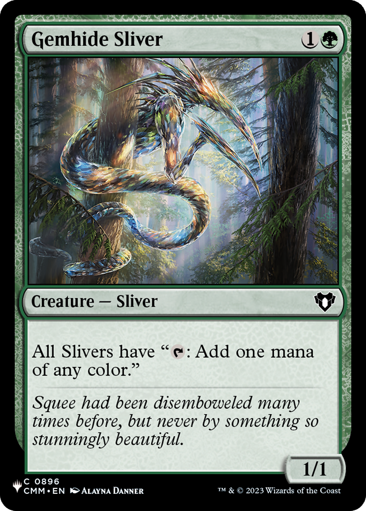Gemhide Sliver (CMM) [The List] | Cracking-Singles
