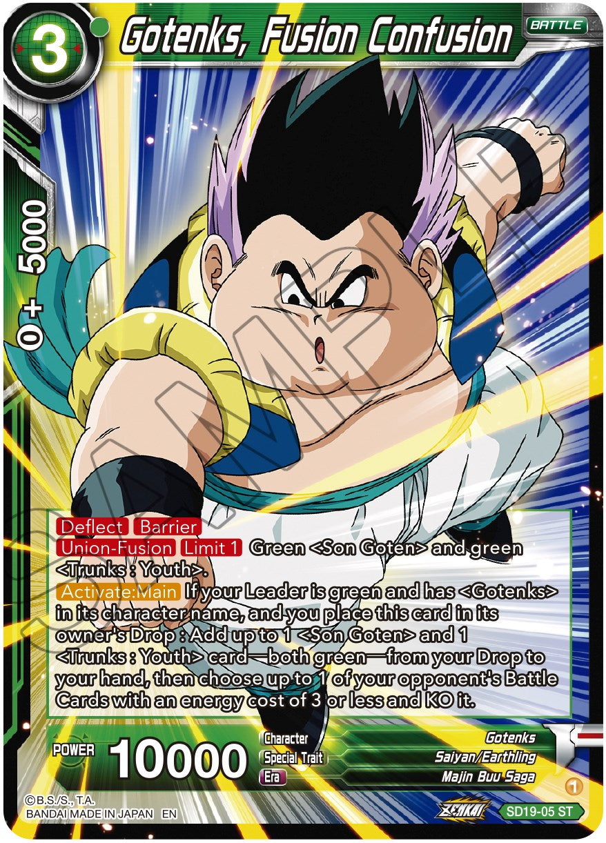Gotenks, Fusion Confusion (SD19-05) [Dawn of the Z-Legends] | Cracking-Singles