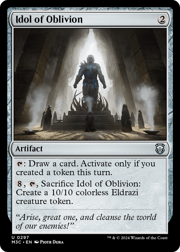 Idol of Oblivion (Ripple Foil) [Modern Horizons 3 Commander] | Cracking-Singles