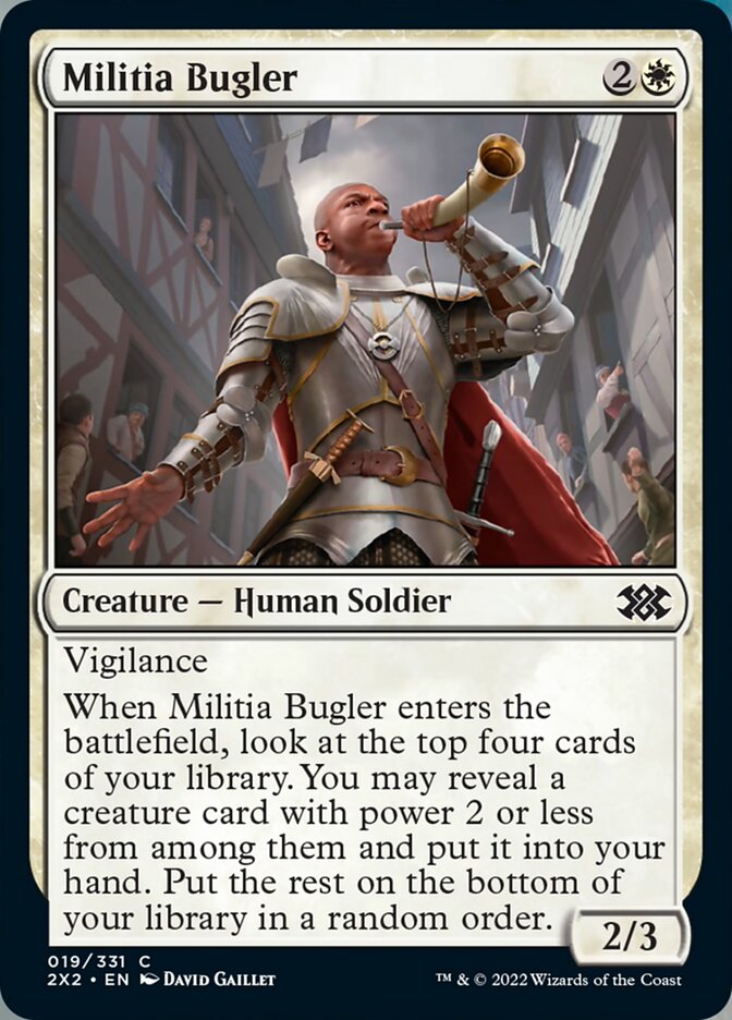 Militia Bugler [Double Masters 2022] | Cracking-Singles