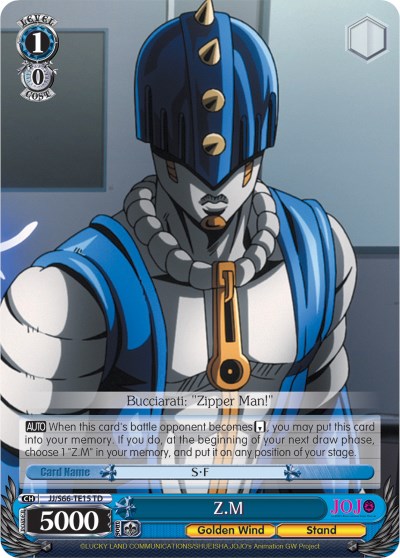 Z.M (JJ/S66-TE15 TD) [JoJo's Bizarre Adventure: Golden Wind] | Cracking-Singles
