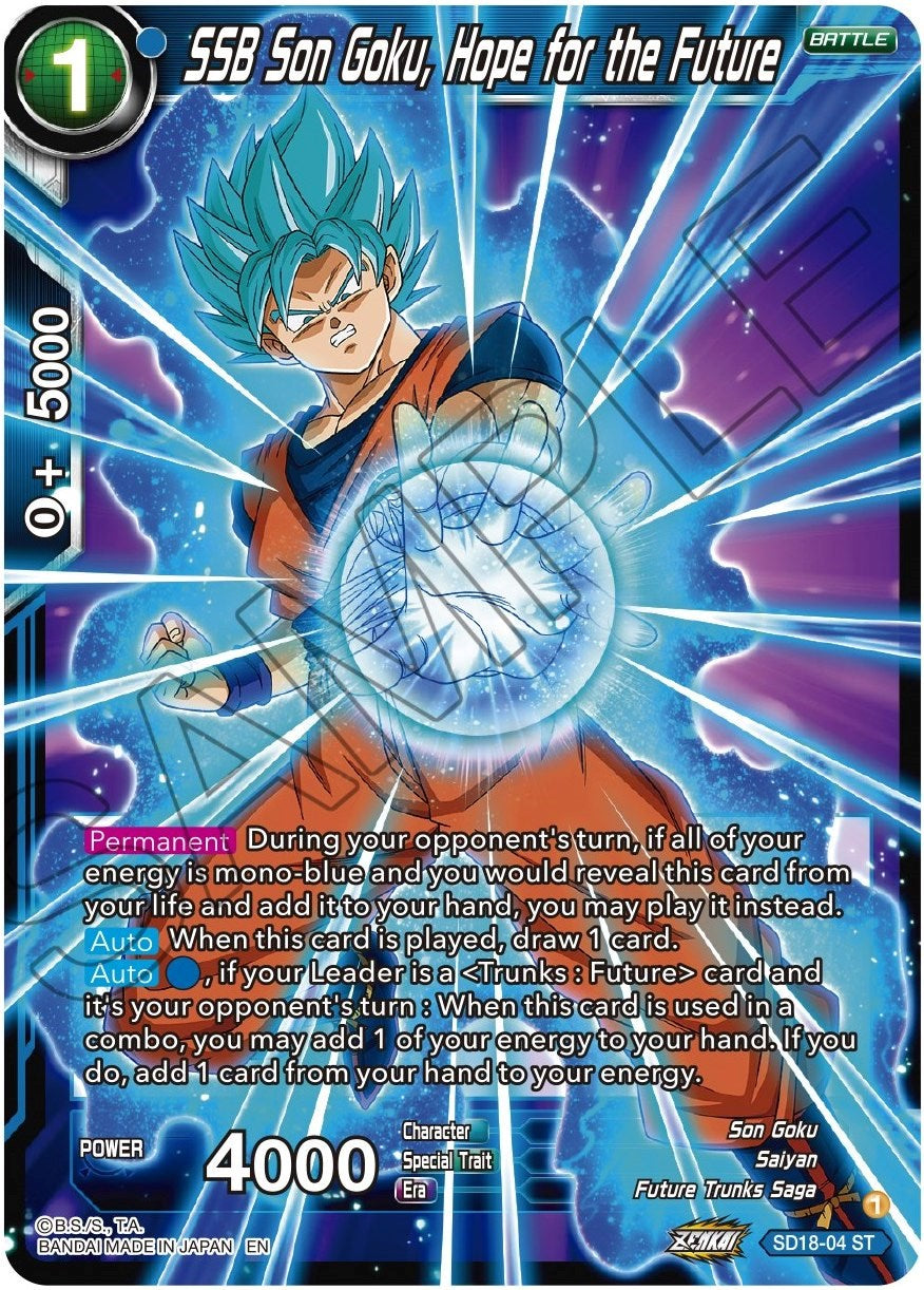 SSB Son Goku, Hope for the Future (SD18-04) [Dawn of the Z-Legends] | Cracking-Singles